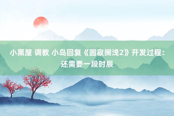 小黑屋 调教 小岛回复《圆寂搁浅2》开发过程：还需要一段时辰